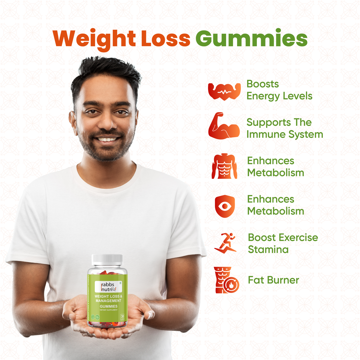 Gummies for Weight Loss | 30 Gummies 40% Discount | Rabbs Nutri | COD avaialble