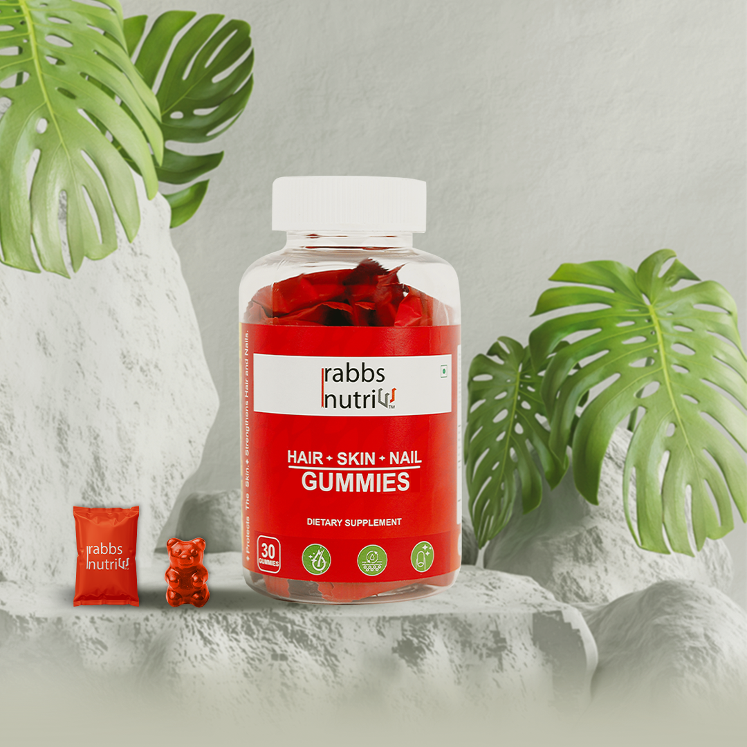 Gummies for Hair, Skin, Nail | 1 Solution for 3 Problems | 60 Gummies 37.47% Discount | Rabbs Nutri | COD avaialble