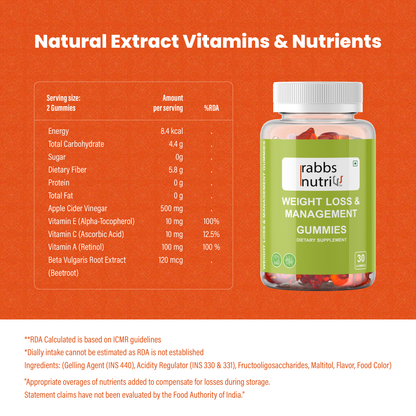 4.Gummies for Weight Loss  | 60 Gummies 50% Discount | Rabbs Nutri | COD avaialble