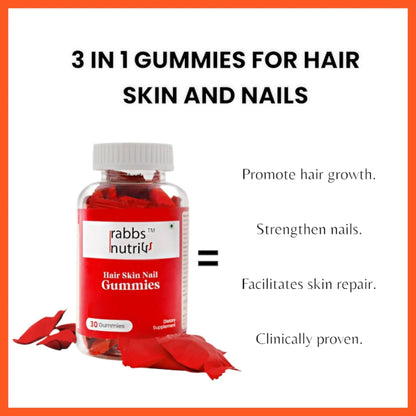 5.Gummies for Hair, Skin, Nail | 1 Solution for 3 Problems | 120 Gummies 41% Discount | Rabbs Nutri | COD avaialble